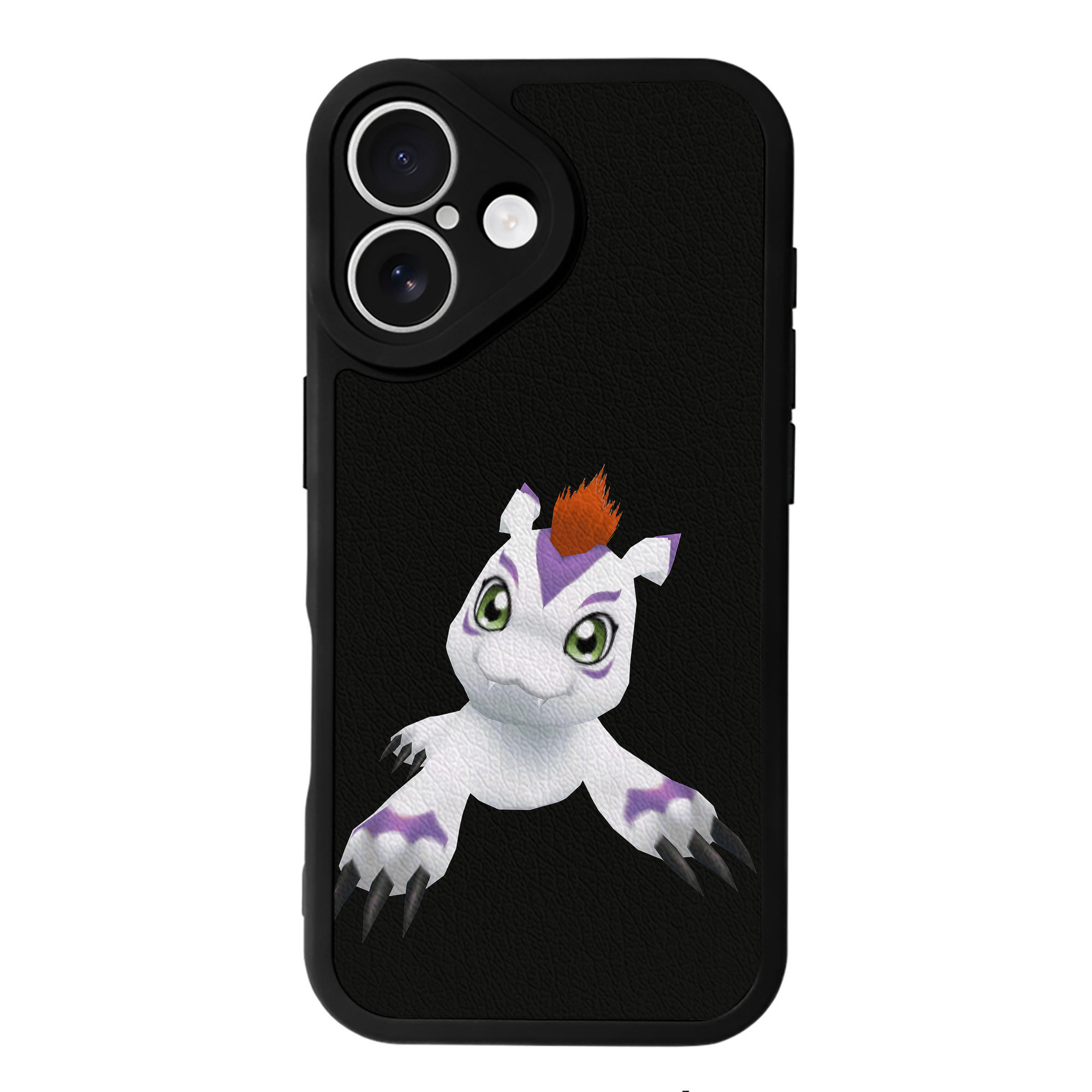 （画像用） Digimon デジタルモンスター/デジモン 【iPhone 16シリーズ対応】シリコンスマホケース（レザー調） 材質：シリコン
